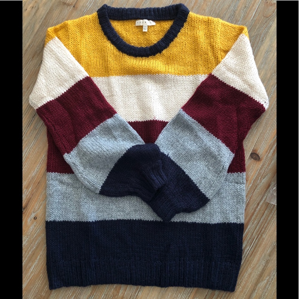 Promesa💕Color Block Sweater - Picture 2 of 2